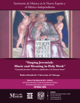 Portada “Singing Jeremiah: Music and Meaning in Holy Week”